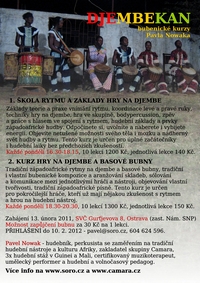 kurz bubnování na djembe, Ostrava-Zábřeh