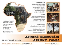 pravidelné kurzy bubnování na djembe a afrického tance, Ostrava-Zábřeh